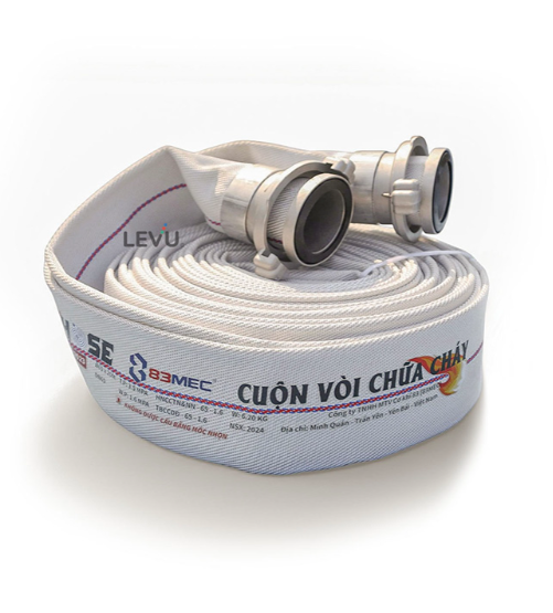 Cuộn vòi chữa cháy DN65 20m 16bar 83Mec CV65-20/16