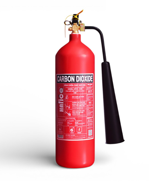Bình chữa cháy khí CO2 3kg HFC3 Hafico