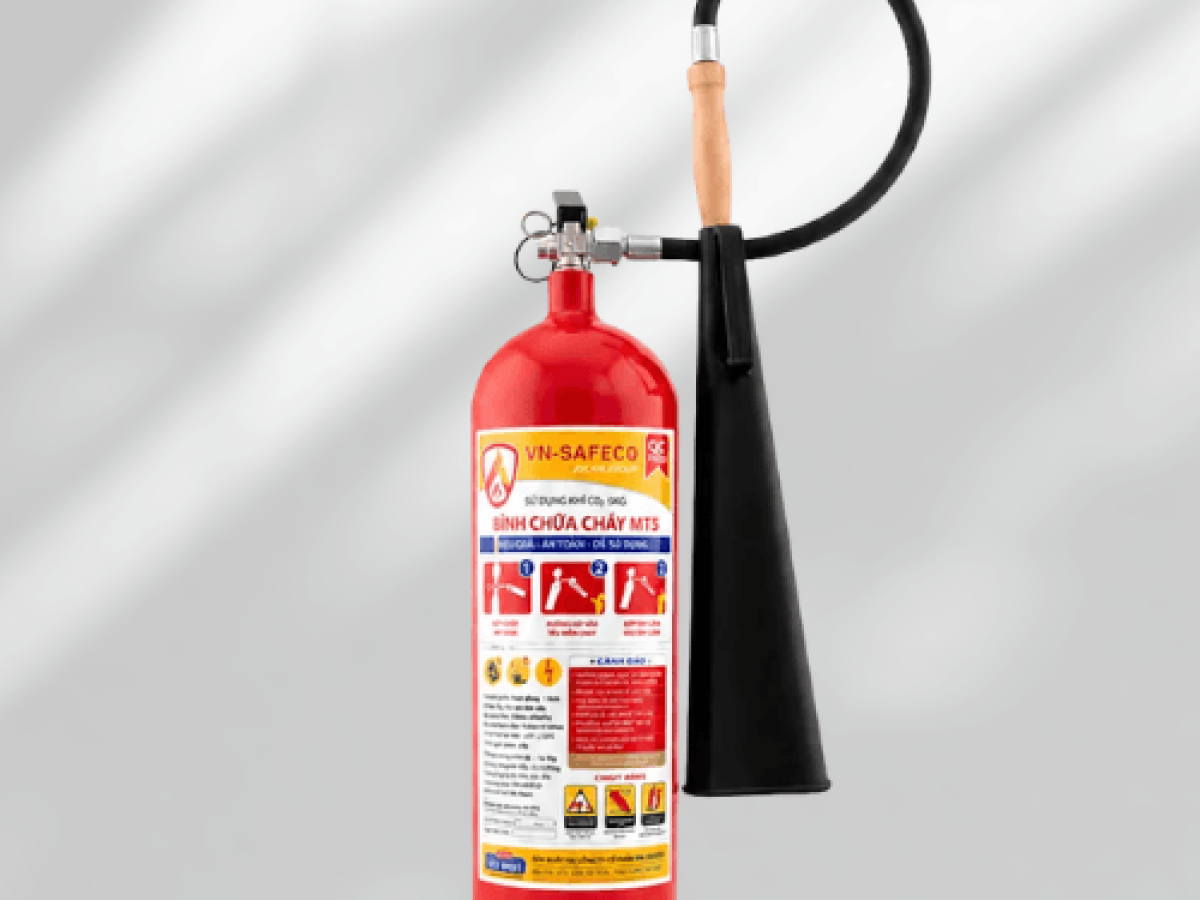 Bình Chữa Cháy Khí CO2 5kg VN-SAFECO VNS-CO2/M5