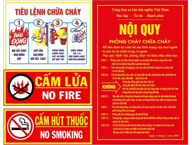 Nội quy tiêu lệnh PCCC (NQTL)